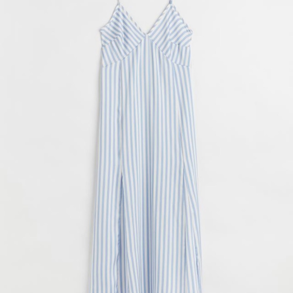 NWT H&M Satin V-Neck Slip Dress